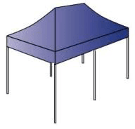 Systemklappzelt 3x6